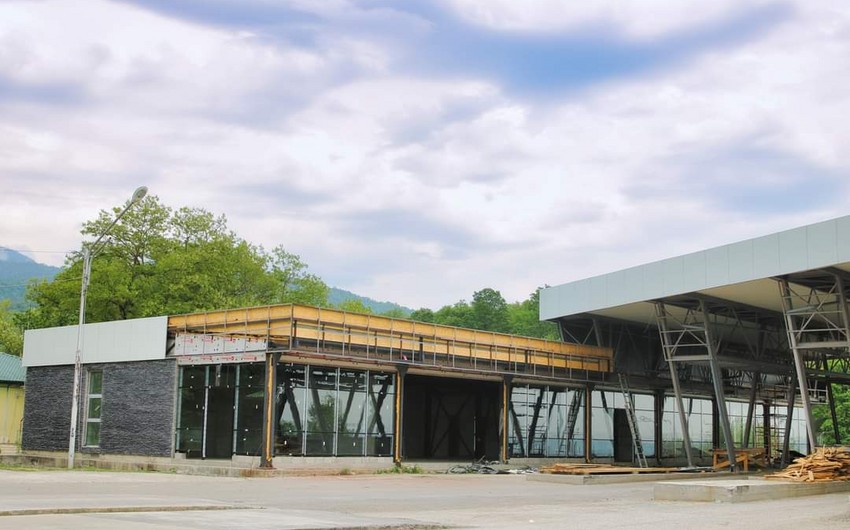 Customs checkpoint on Georgian-Azerbaijani border reconstructed