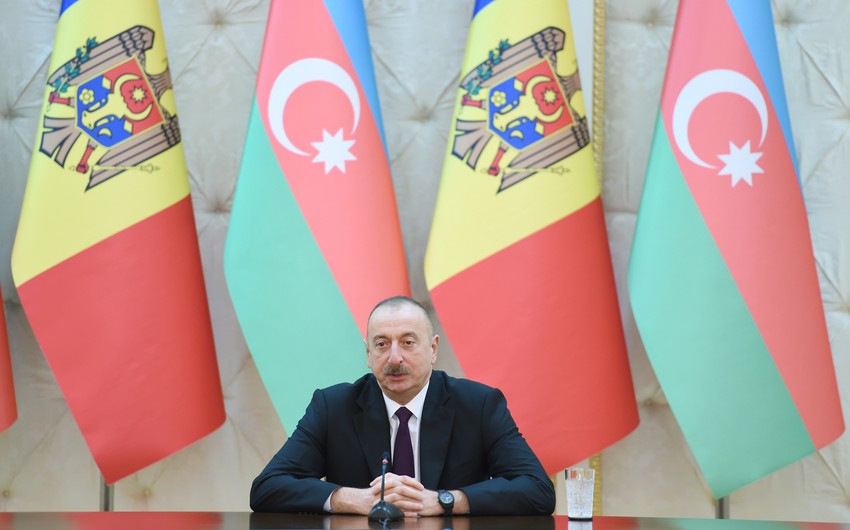 Prezident İlham Əliyev: “Bu səfər Moldova-Azərbaycan münasibətlərinin dinamik inkişafına yaxşı təkan verəcək”