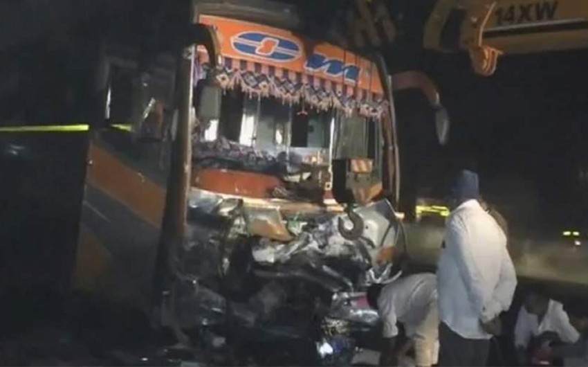 Nine dead after SUV rams into bus in India