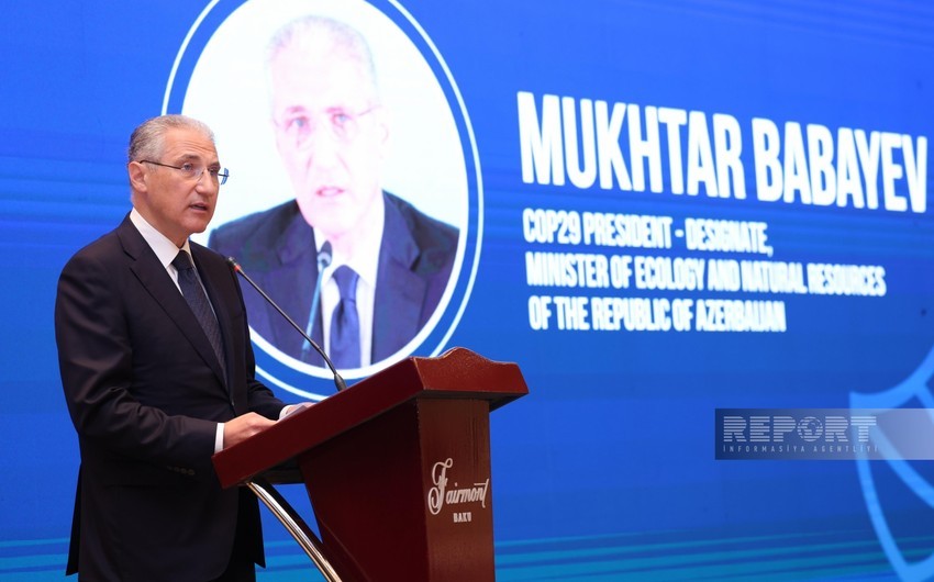 Muxtar Babayev: Azərbaycan COP29-un keçirilməsi üçün müxtəlif layihələrlə dünyanın diqqətini cəlb edirdi