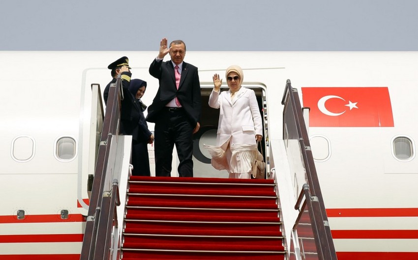 Turkish President completes his visit to Azerbaijan