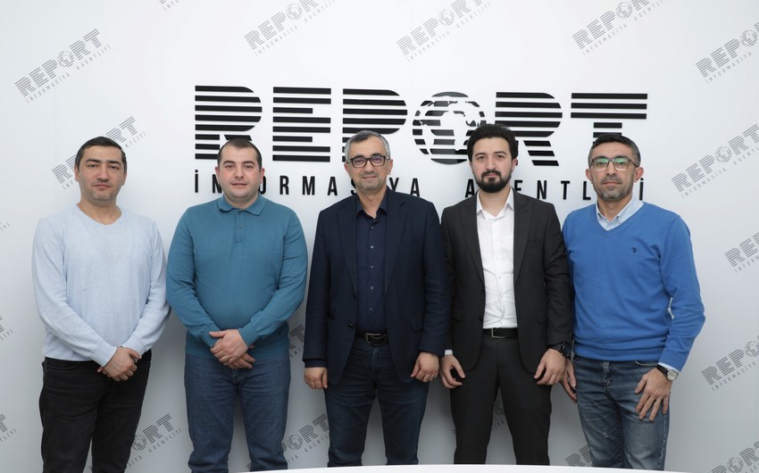 Azərbaycan İdman Jurnalistləri İctimai Birliyi ilə Report İnformasiya Agentliyi arasında görüş keçirilib