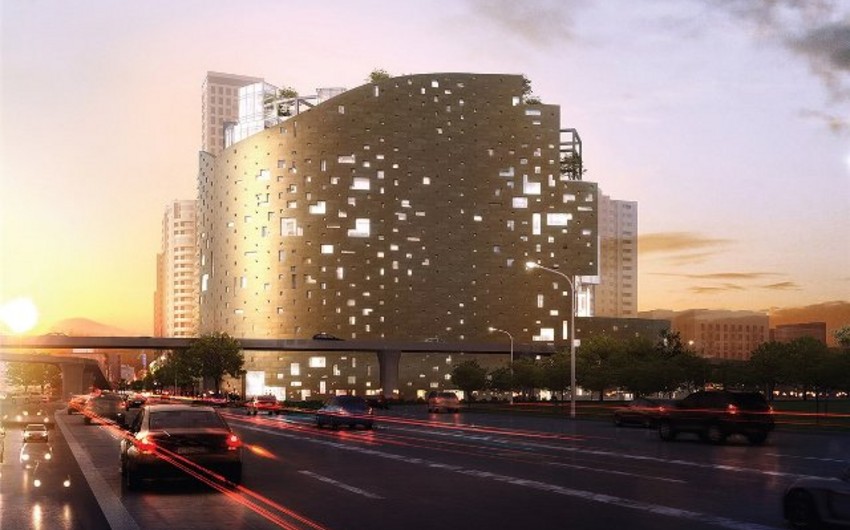 ​Architect of Burj Khalifa designs unique 'Green' building for Baku - PHOTO