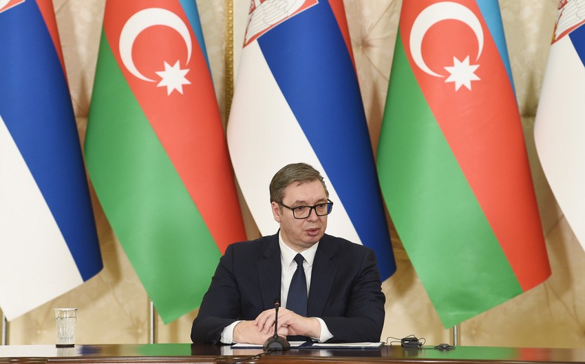 Президент Александар Вучич: Развитие в Азербайджане свидетельствует о дальновидности Президента Ильхама Алиева