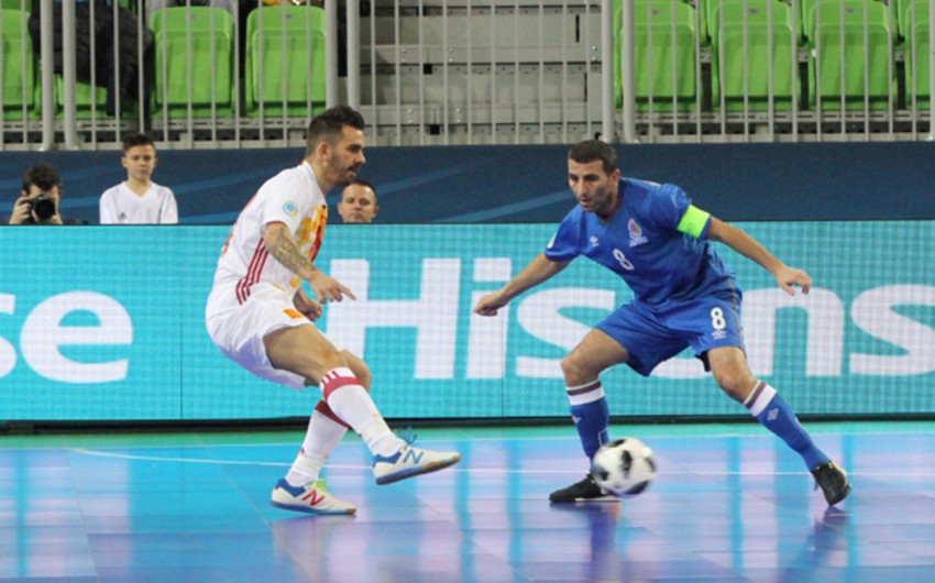 Соперником сборной Азербайджана по футзалу в четвертьфинале Чемпионата Европы стала команда Португалии