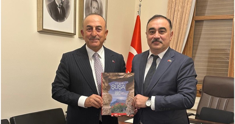 Azərbaycan səfiri Mövlud Çavuşoğlu ilə görüşüb