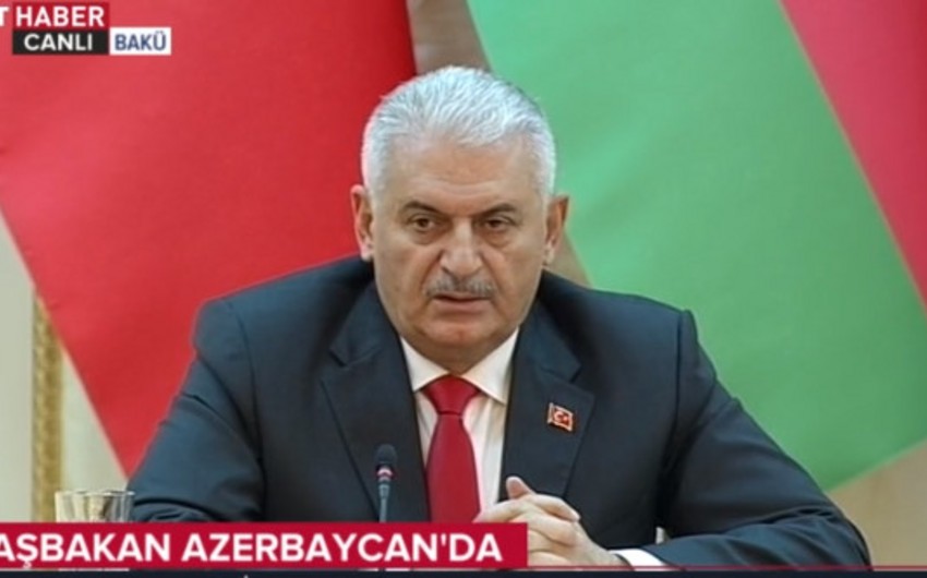 Turkish Prime Minister wishes success to Azerbaijani team - VIDEO