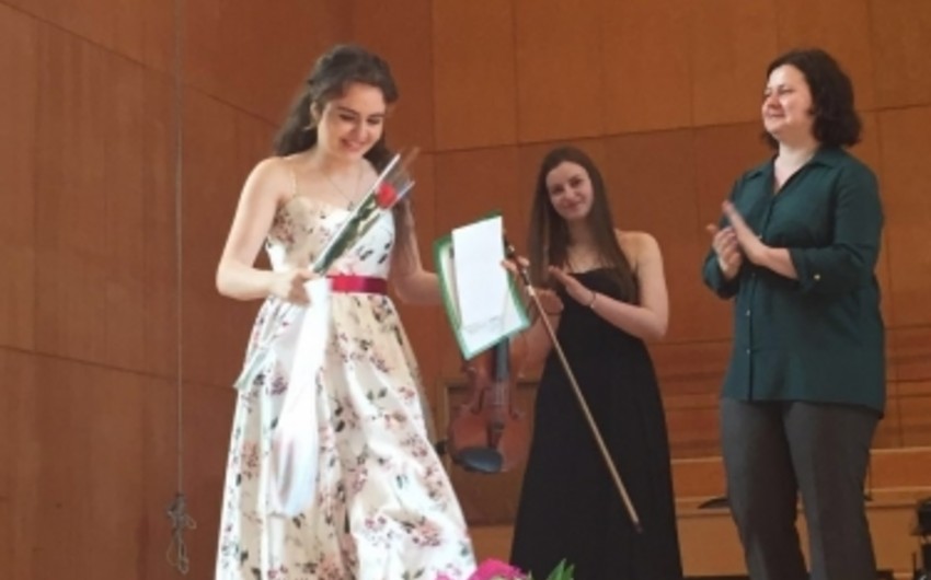 ​Азербайджанская скрипачка стала обладательницей Гран-при на международном конкурсе