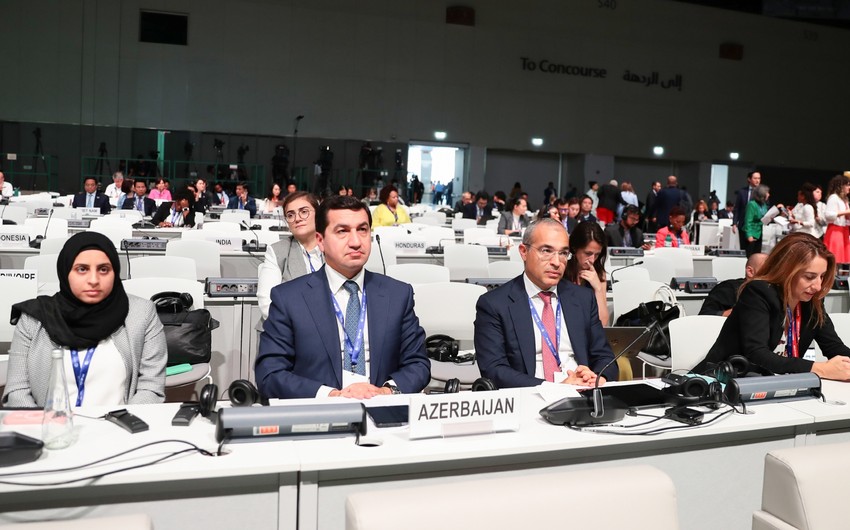 В Дубае обсудили инвестиции в экологические проекты на освобожденных территориях Азербайджана