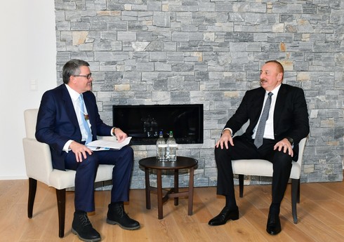 Президент Азербайджана Ильхам Алиев встретился с вице-президентом компании CISCO