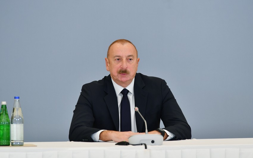 President Ilham Aliyev highlights conditions created for Armenians in Karabakh