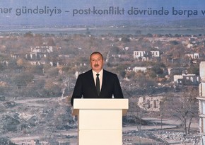 Prezident: İşğaldan azad edilmiş Qarabağ və Şərqi Zəngəzur ərazisində 33 tunel, 84 yeni körpü tikiləcək