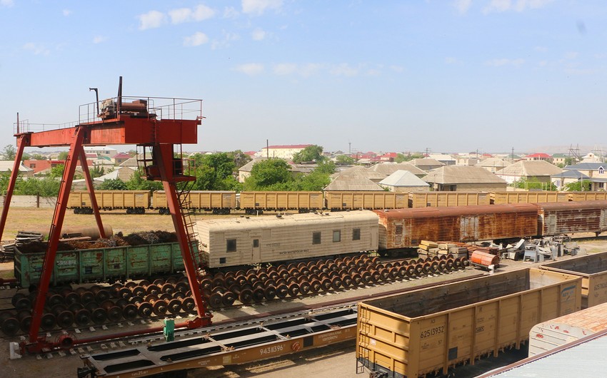 Export revenues of Azerbaijan Railways up nearly 5 times