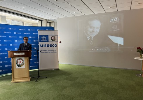 В штаб-квартире ЮНЕСКО отметили 101-летие со дня рождения Гейдара Алиева
