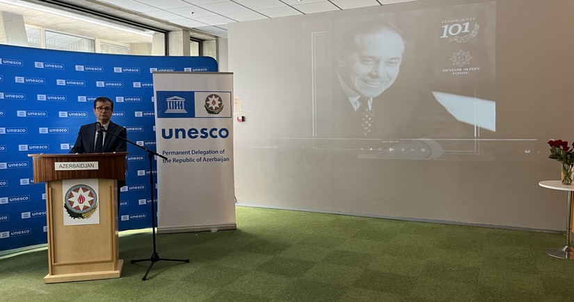 UNESCO-nun mənzil-qərargahında Heydər Əliyevin anadan olmasının 101-ci ildönümü qeyd edilib