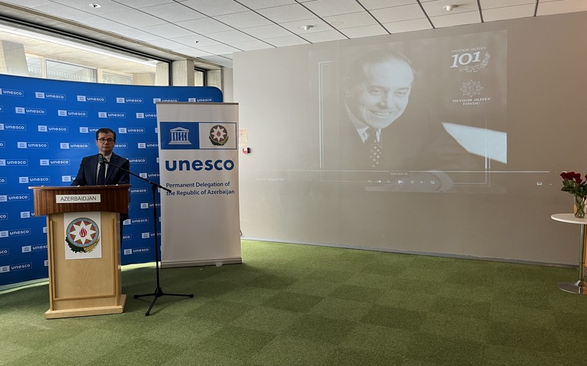 В штаб-квартире ЮНЕСКО отметили 101-летие со дня рождения Гейдара Алиева