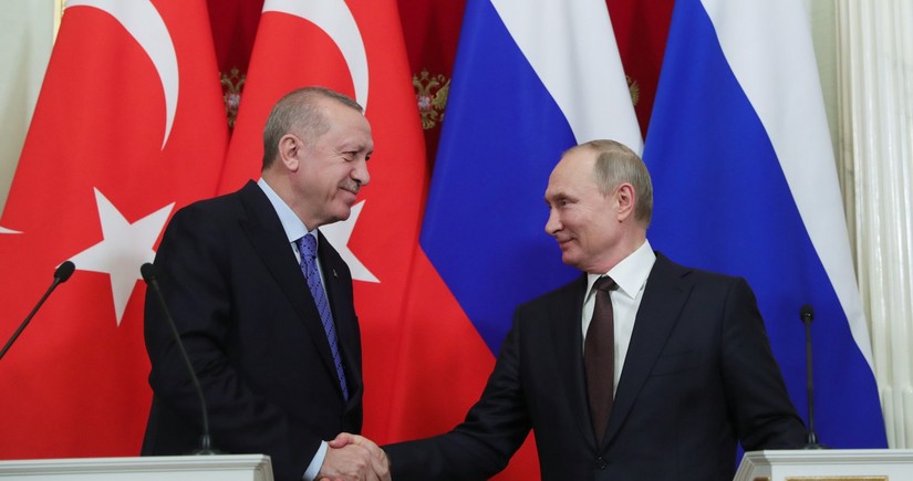 Эрдоган: Путин рассматривает вариант переговоров по нормализации отношений Турции и Сирии
