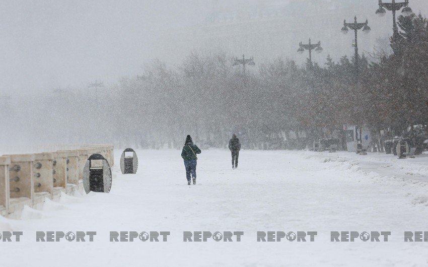 Snow, frost predicted in Baku tomorrow