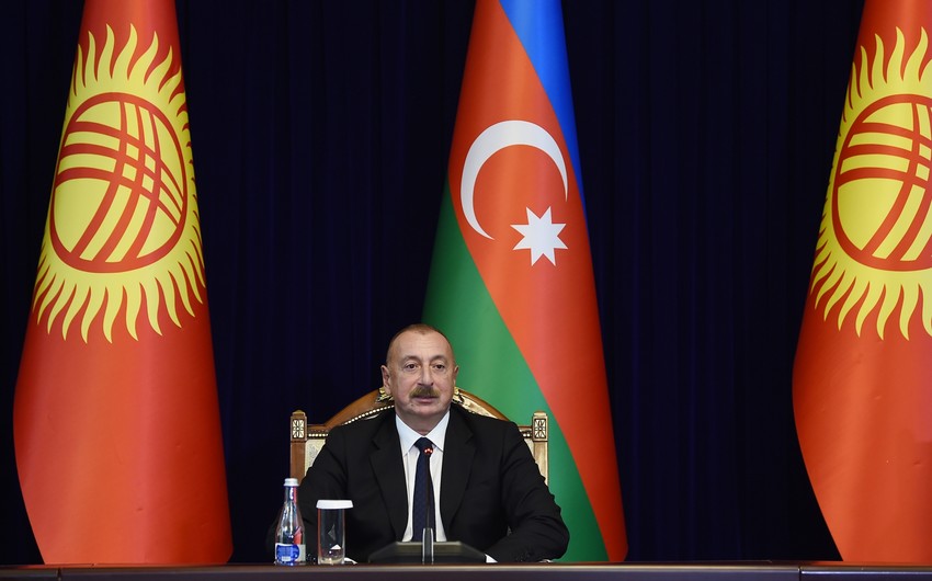 President: Remarkable moments of Azerbaijan-Kyrgyzstan cooperation express brotherly nature of relations