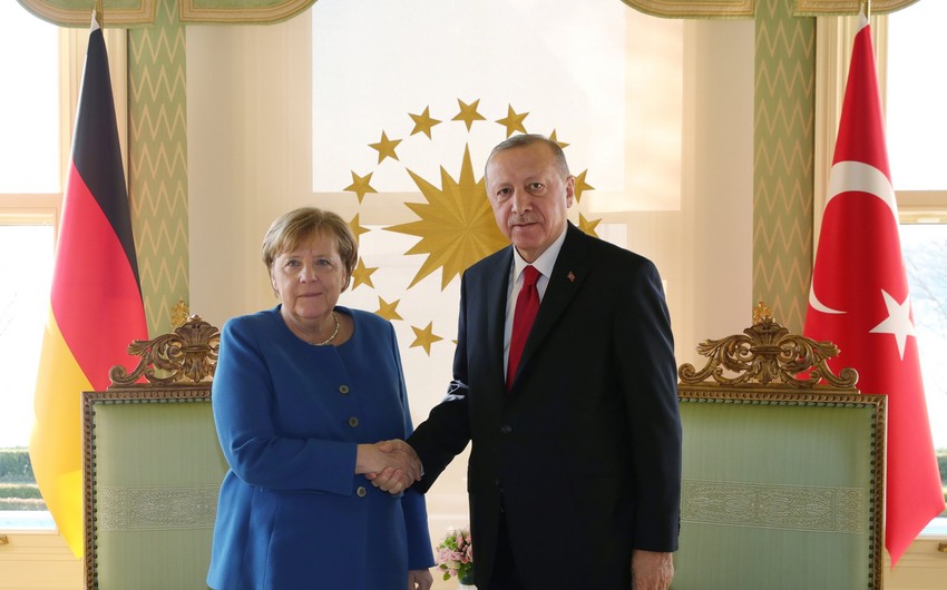 Erdoğan discusses situation in Karabakh with Merkel