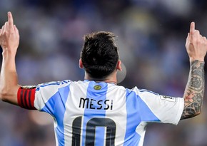 Messi millidə ən çox qol vuran futbolçuların siyahısında ikinci pilləyə yüksəlib