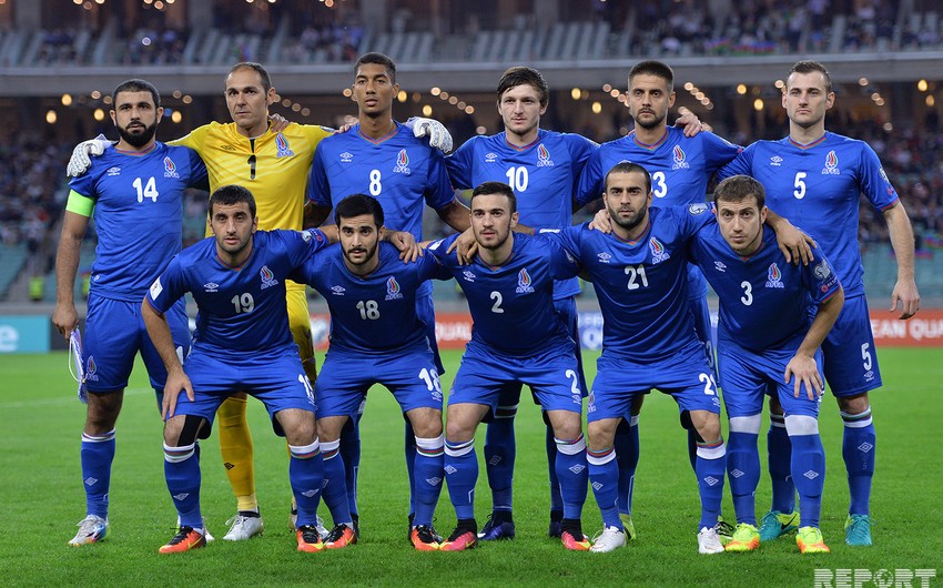 Сборная Азербайджана сохранила позицию в рейтинге ФИФА
