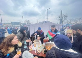 Mobile food stations for Azerbaijanis set up in Lviv