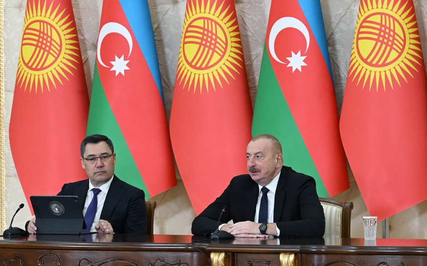 President Ilham Aliyev: Trade turnover between Azerbaijan and Kyrgyzstan is showing a tendency to increase