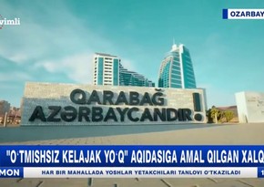 Uzbekistan’s popular Sevimli TV channel presents program about Baku 