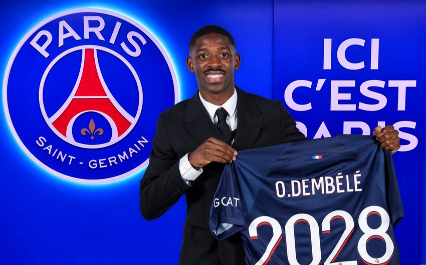 PSG sign Dembele from Barcelona