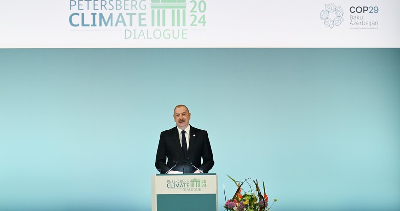 Azərbaycan lideri: COP29-a ev sahibliyinə yekdilliklə seçilməyimiz yaşıl enerji sahəsində gördüyümüz işlərin tanınmasıdır