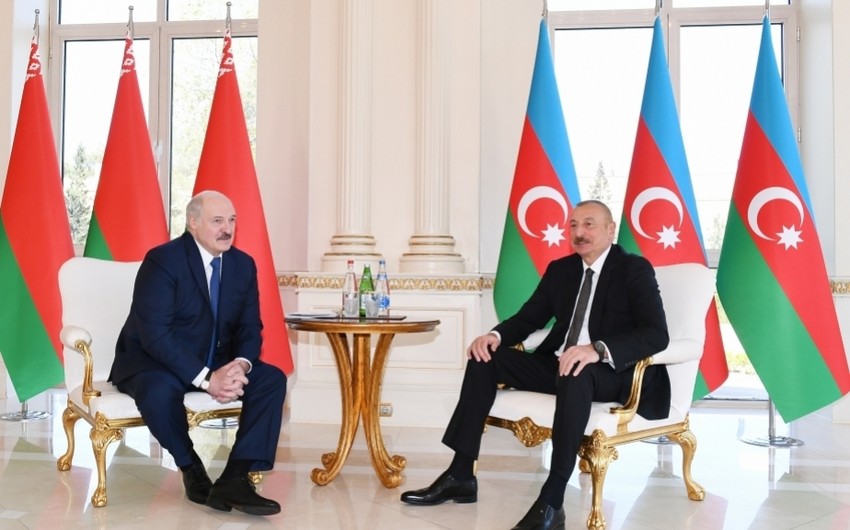 Ильхам Алиев: Азербайджано-белорусские связи, характеризующиеся плодотворным сотрудничеством, вызывают особое удовлетворение