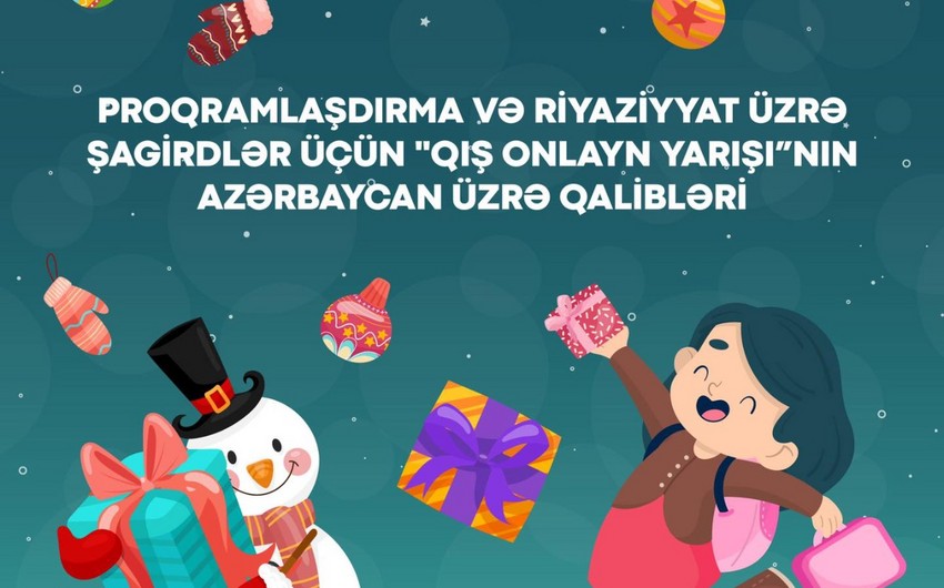 В Азербайджане объявлены победители Зимнего онлайн-квеста по программированию и математике