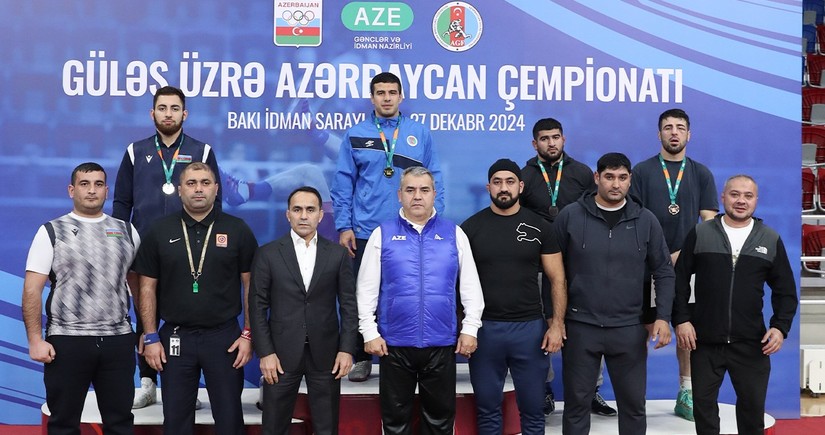 Azərbaycan çempionatı: Yunan-Roma güləşi üzrə mübarizəyə yekun vurulub