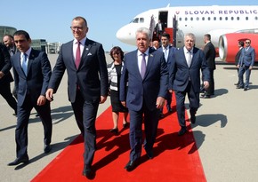 Speaker of Slovak National Council arrives in Azerbaijan