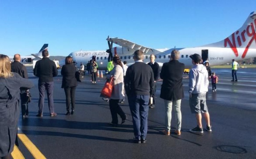 Plane evacuated at Australian airport because of bomb explosion threat