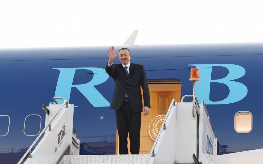 Azerbaijan President ended his official visit to Georgia