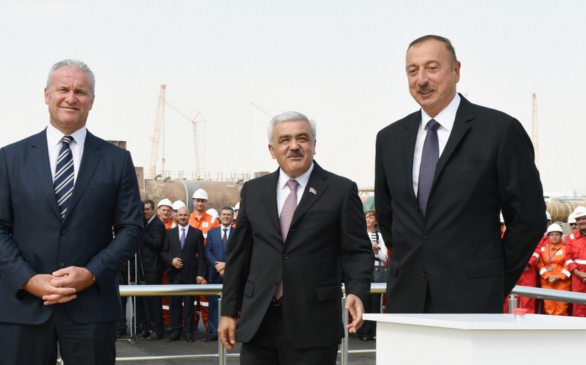 Prezident İlham Əliyev: “Bu gün Azərbaycan böyük qaz dövlətlərinin sıralarına daxil olur”