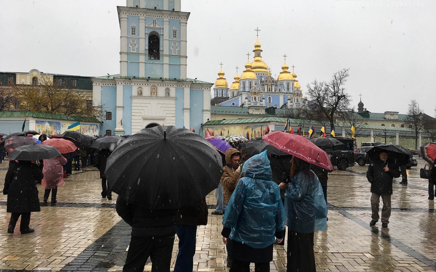 В Киеве состоялось шествие под руководством Саакашвили - ВИДЕО