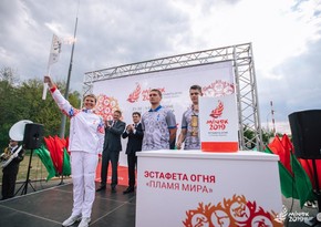 “Minsk 2019” II Avropa Oyunlarının məşəli Belarusa gətirilib