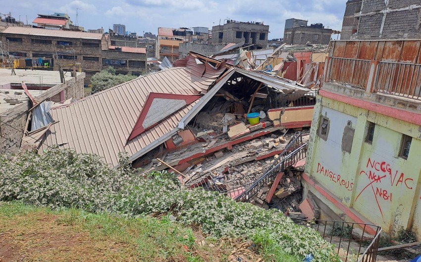 Eight-storey building collapses In Kenyan capital