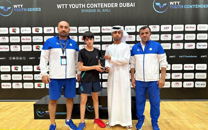 Azərbaycan stolüstü tennisçiləri “WTT Youth Contender” turnirində  üç bürünc medal qazanıblar