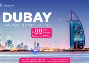 Special offer from AZAL for flights between Baku and Dubai