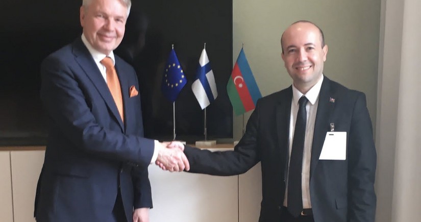 Azerbaijani deputy FM visits Finland