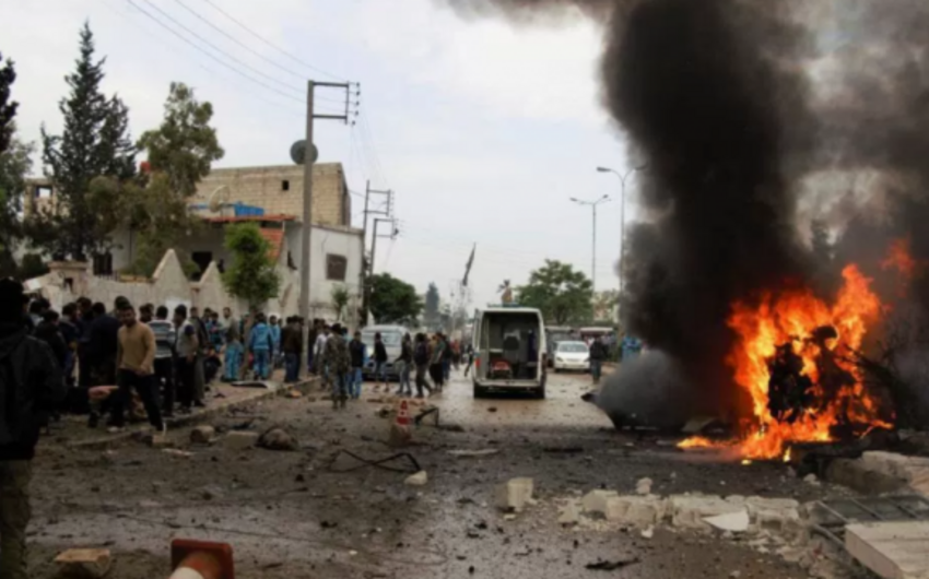 Suriyada terror aktı nəticəsində ölənlərin sayı 100 nəfəri ötüb