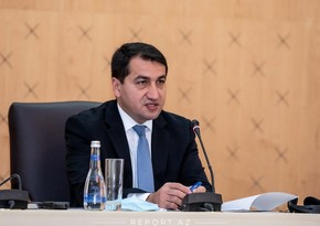 Hikmat Hajiyev: Smerch missile launched by Armenia hit the garden of residential house