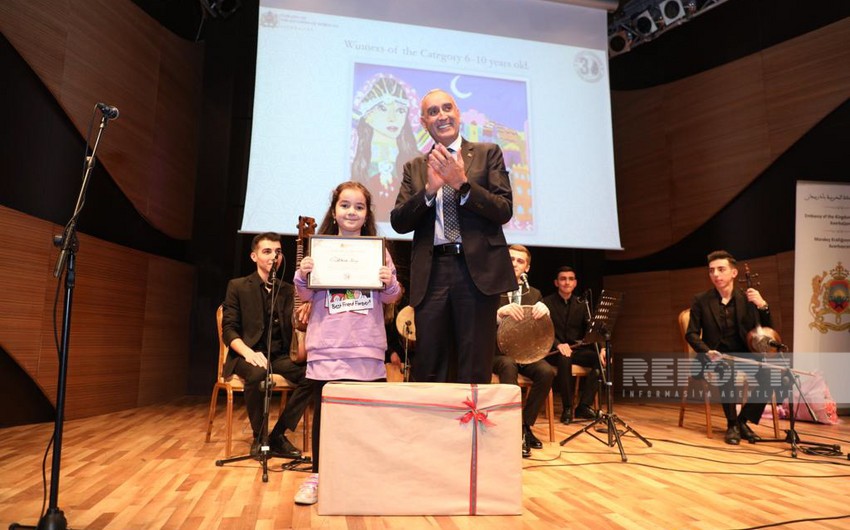 Посольство Марокко в Баку провело церемонию награждения конкурса Марокко глазами азербайджанских молодых художников