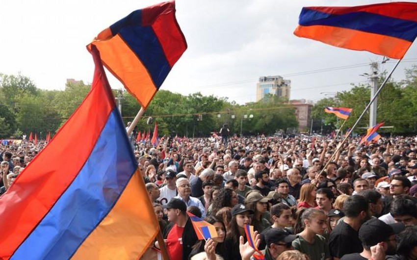 В Ереване начался митинг с требованием отставки Пашиняна 