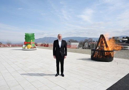 Ильхам Алиев поздравил народ Азербайджана с праздником Новруз