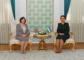 Azerbaijani parliament speaker meets with her Uzbek counterpart